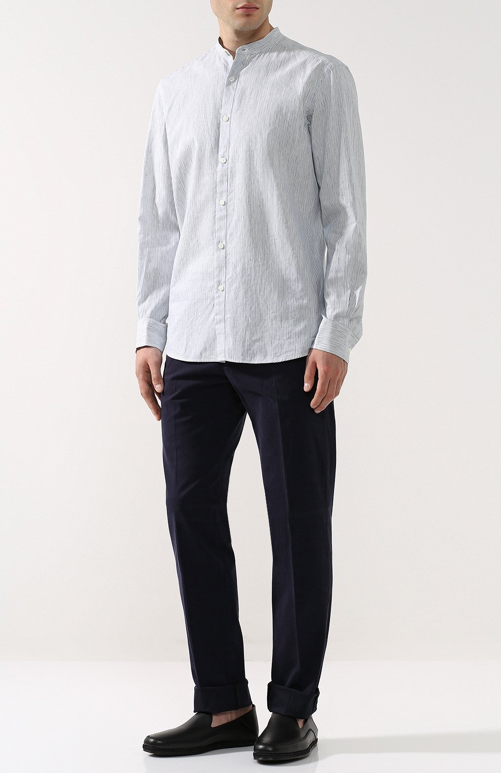 Кожаные эспадрильи с джутовой отделкой ZEGNA, арт. A3013X-ELB, фото 2