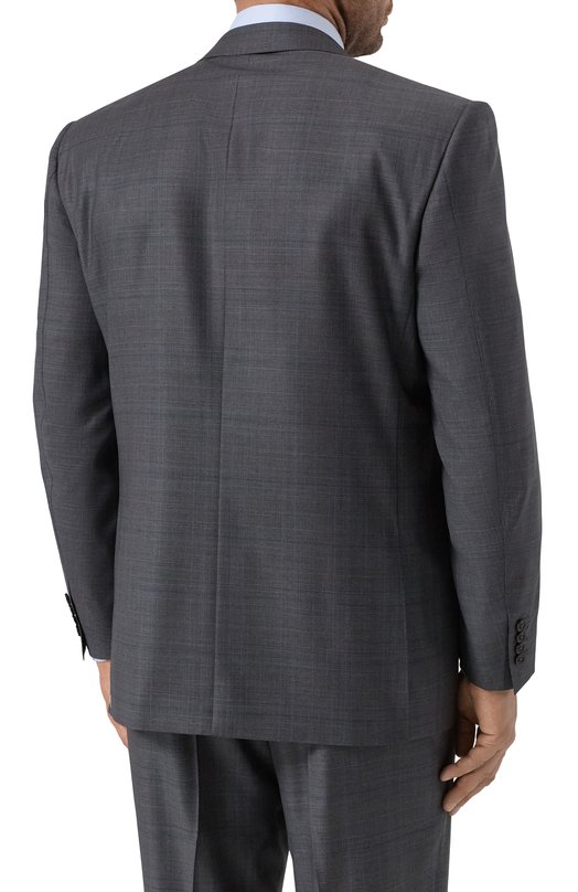 Костюм из шерсти и шелка Canali E11220/10 BX05604 Серый  E11220/10 BX05604 Фото 5