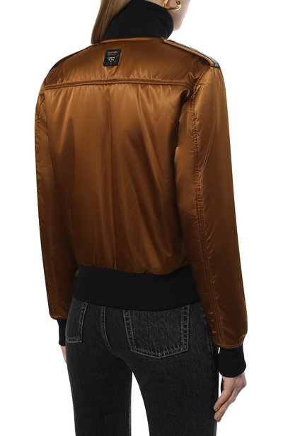 Бомбер TOM FORD золотого цвета по цене 313500 руб., арт. CSL687-LET005, фото 4 Бомбер TOM FORD, арт. CSL687-LET005, фото 4