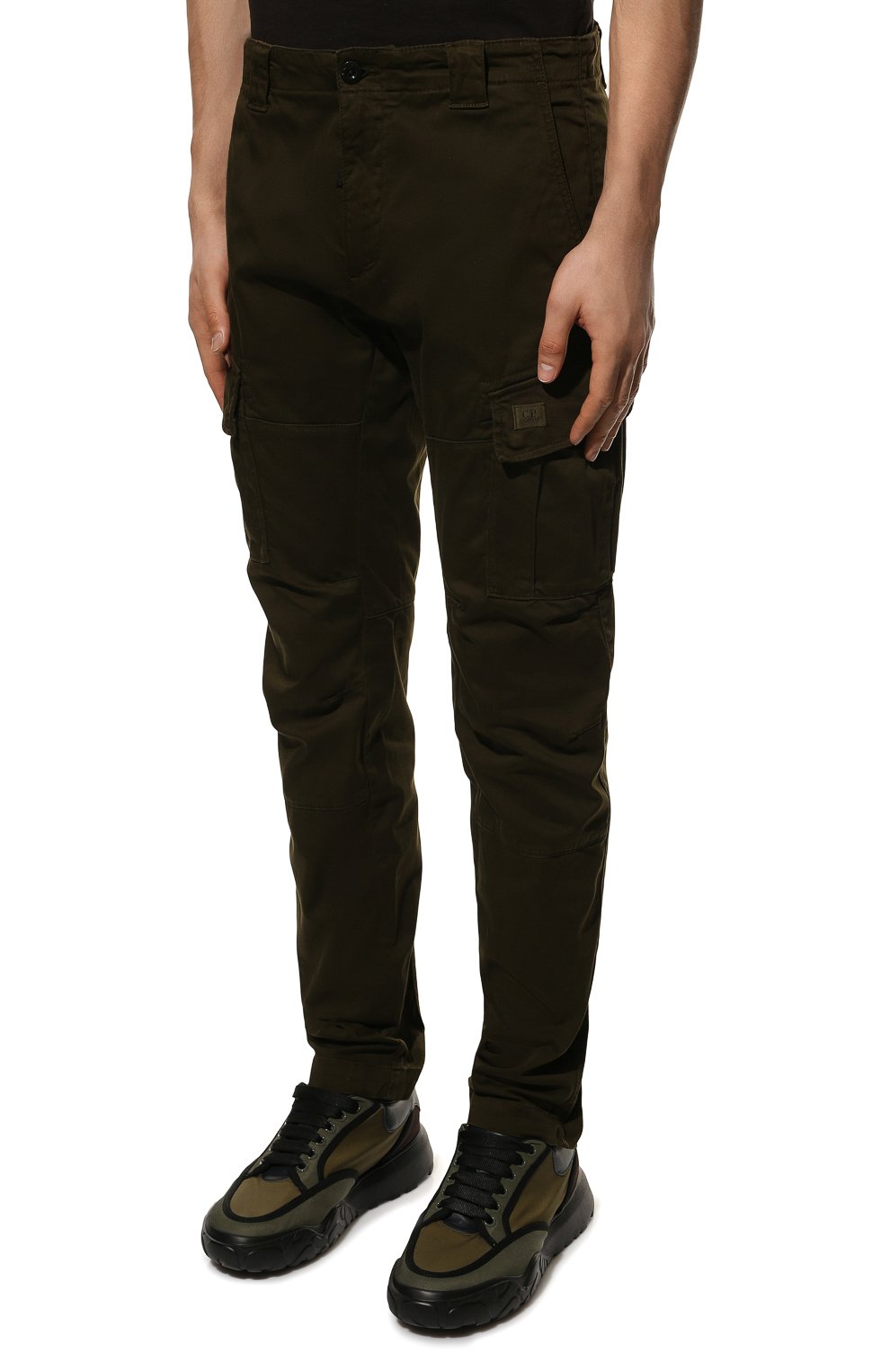 Хлопковые брюки-карго C.P. COMPANY, арт. 12CMPA057A-005694G, фото 3