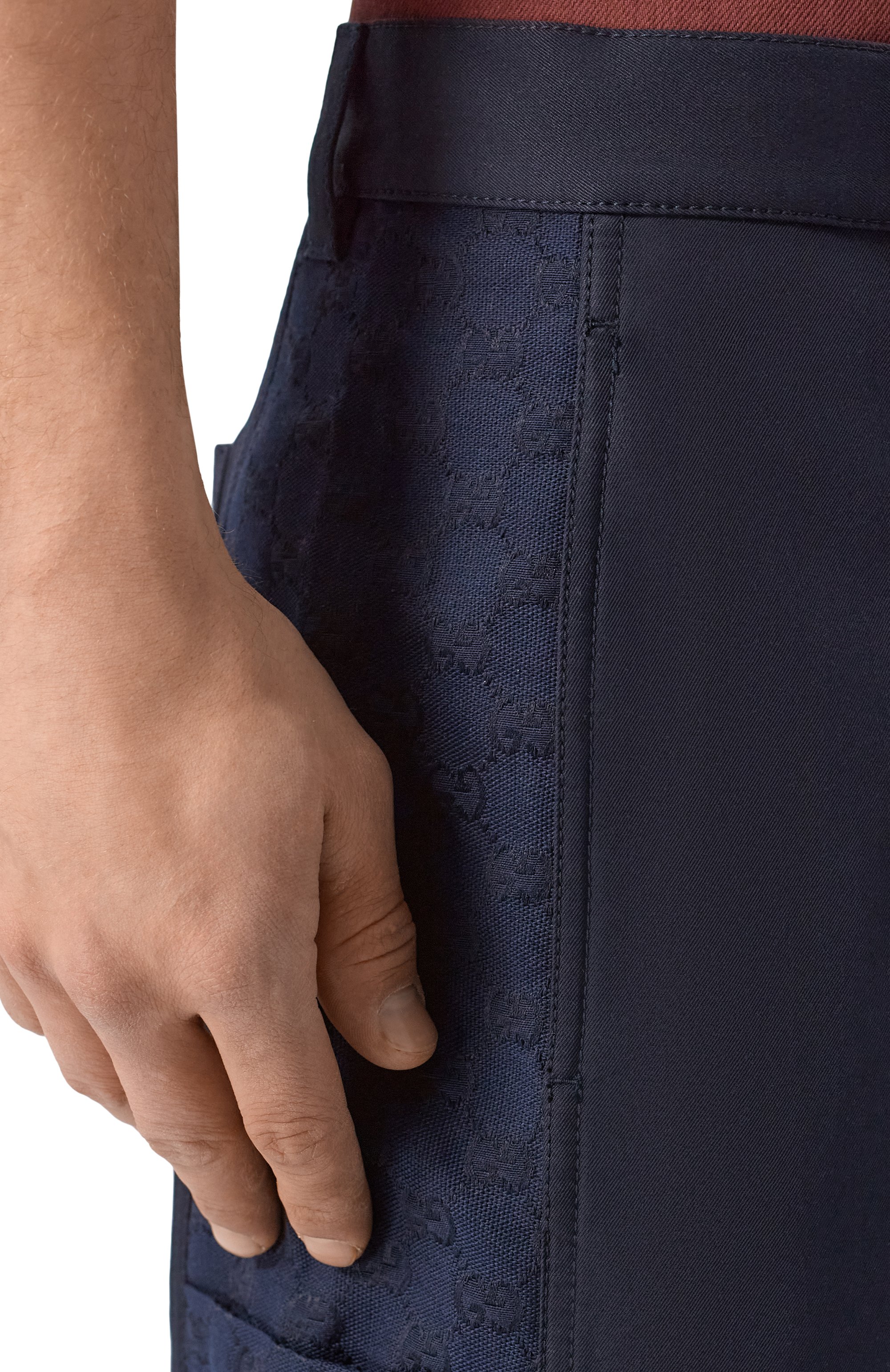 Хлопковые шорты GUCCI, арт. 851720/ZAQH5, фото 5