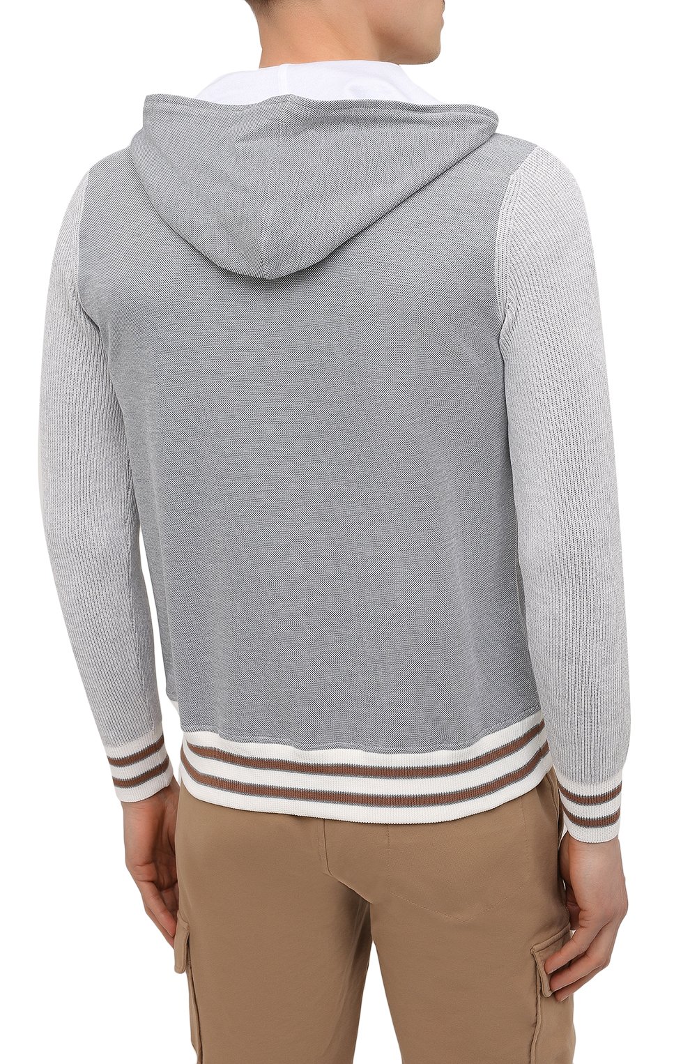 Хлопковая толстовка ELEVENTY PLATINUM, арт. C76GIAC04 TES0C165, фото 4