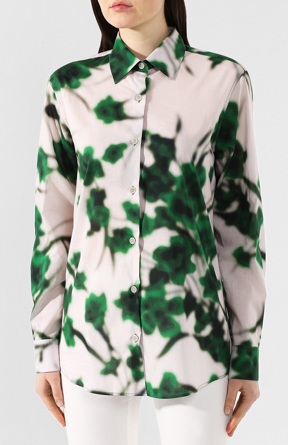 Хлопковая рубашка DRIES VAN NOTEN, арт. 191-30752-7100, фото 3