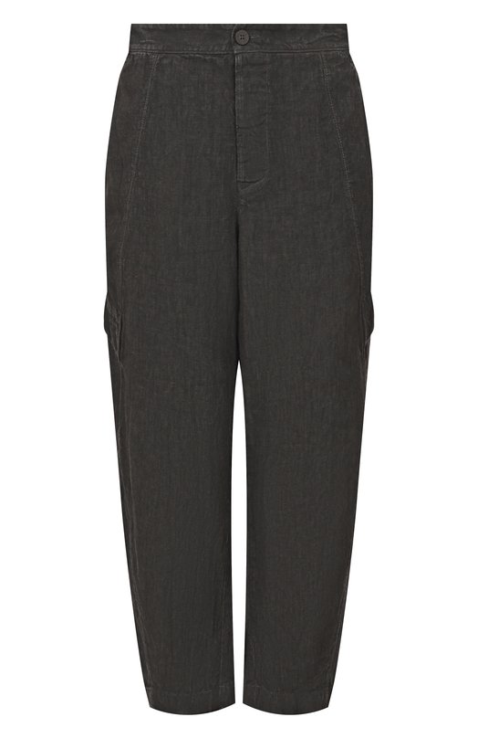 Льняные брюки-карго Transit CFUTRCH176E Серый CFUTRCH176E