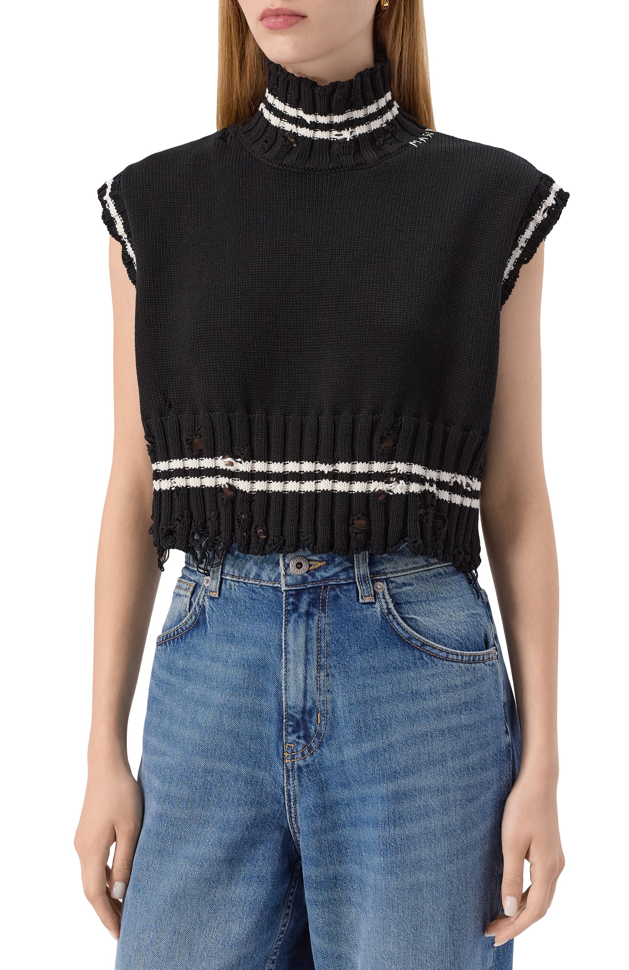 Хлопковый жилет MARNI, арт. DVMD0140Q0/UFC652, фото 3