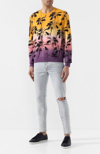 Хлопковый свитшот SAINT LAURENT, арт. 603302/YB0Y2, фото 2
