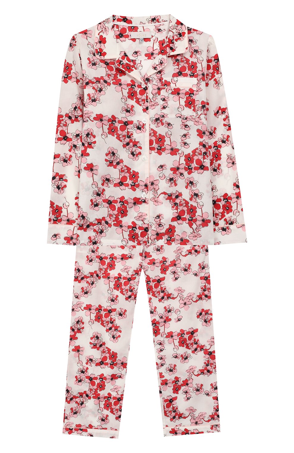 Хлопковая пижама LITTLE YOLKE, арт. SS19-12C-PE-PR, фото 1
