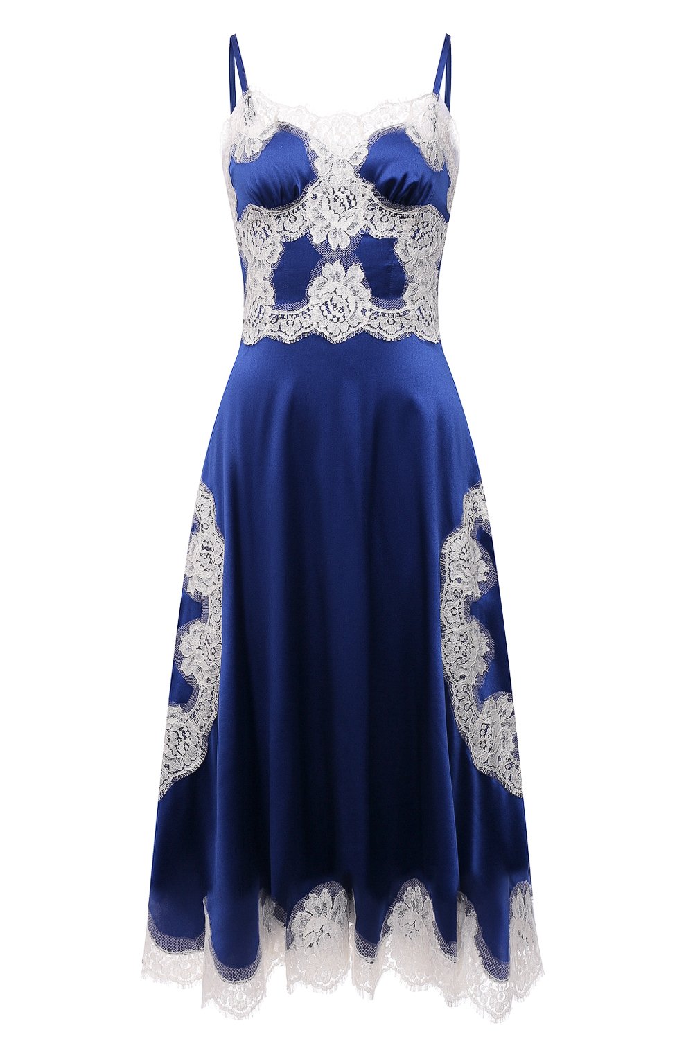 Платье из шелка и хлопка DOLCE & GABBANA, арт. I6AE2W/FUACD, фото 1