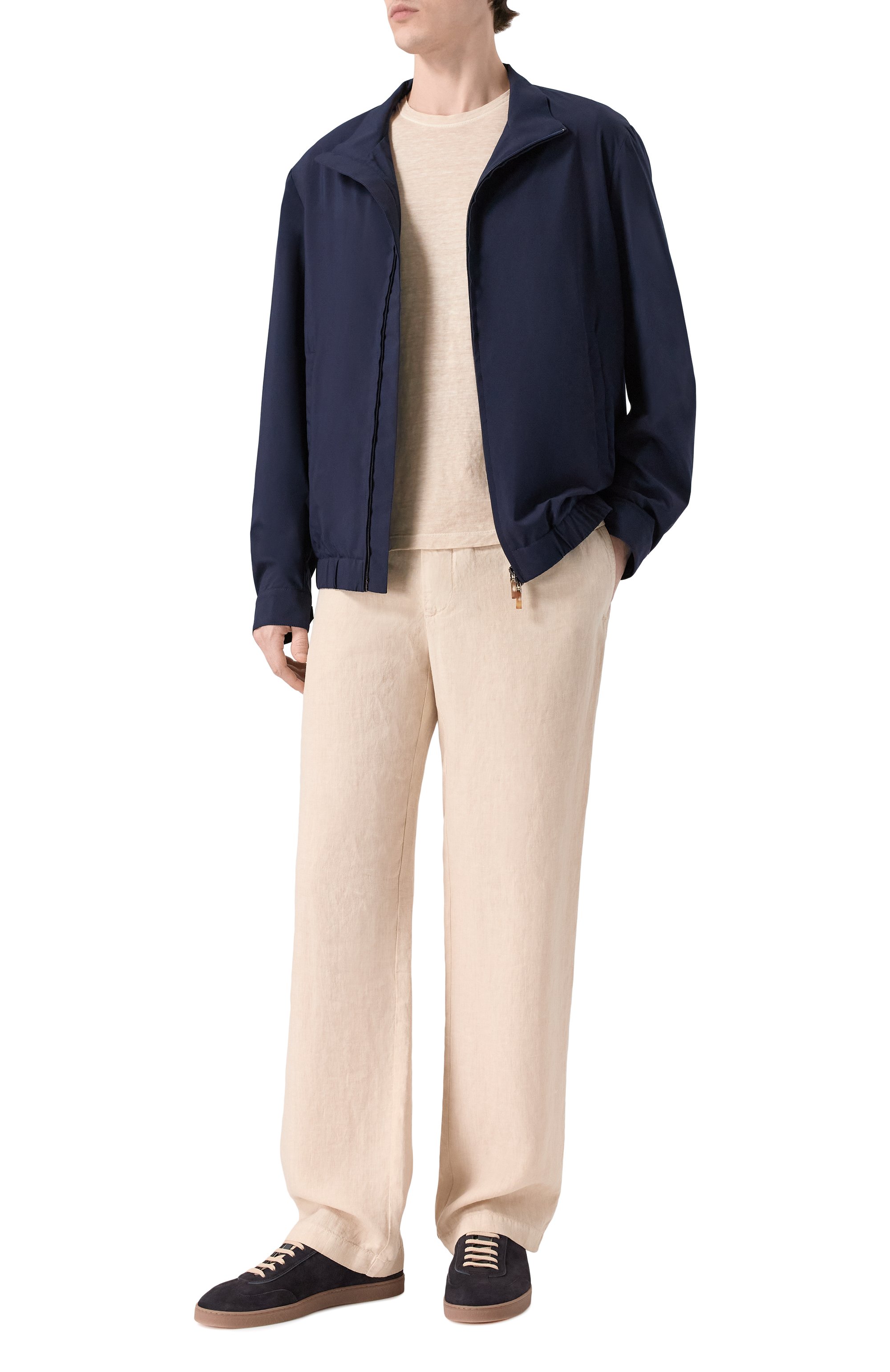 Льняные брюки 120% LINO, арт. 33ALIM29PT/0253/S00, фото 2