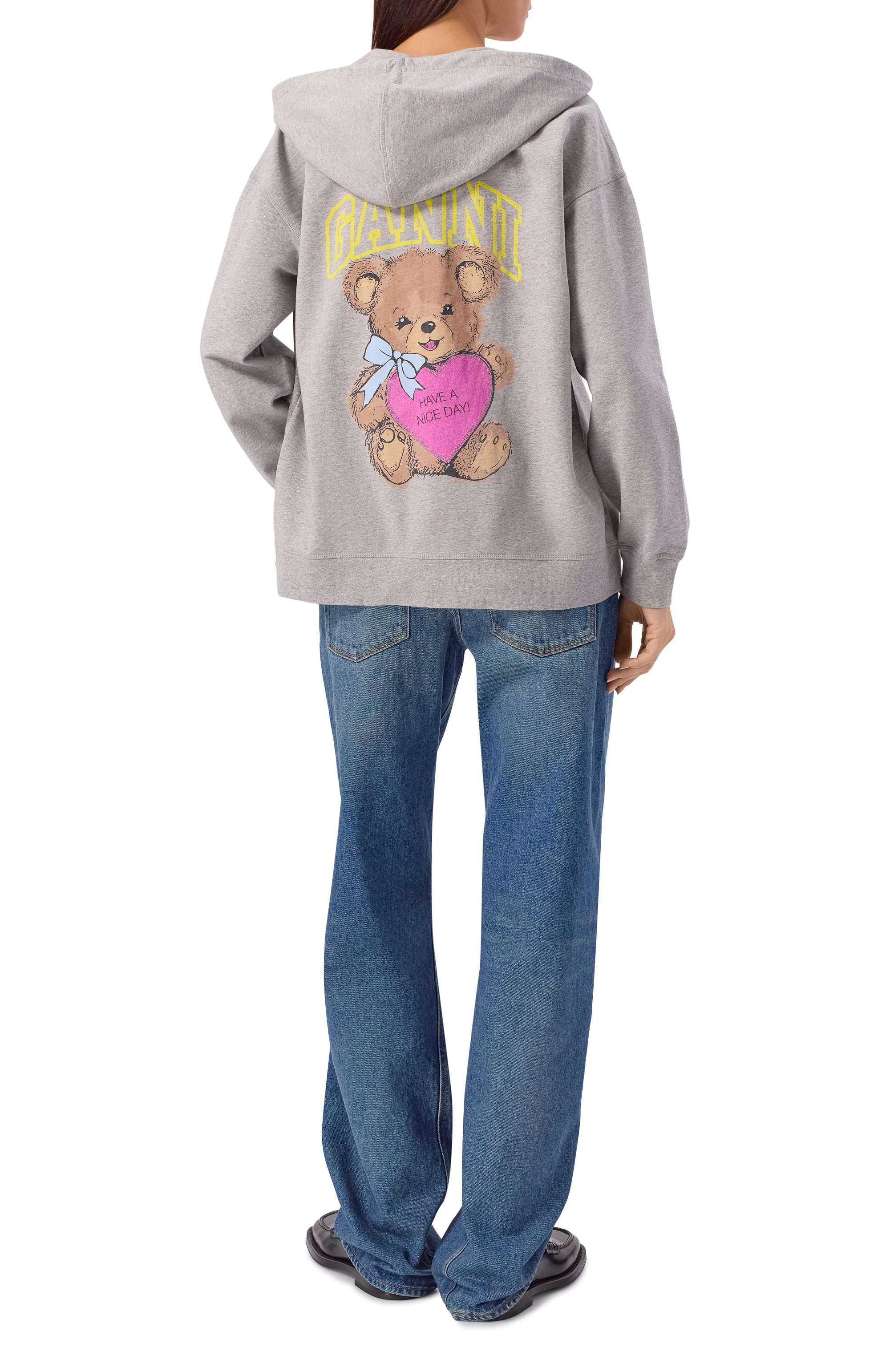 Хлопковая толстовка GANNI, арт. T4399, фото 2