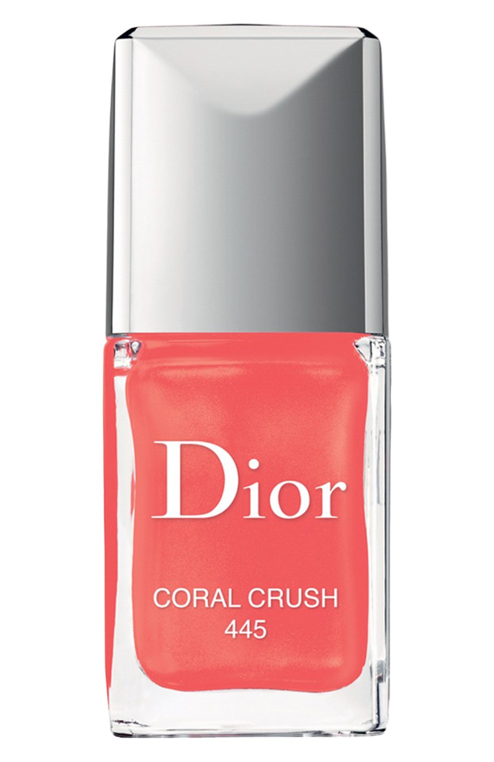 Лак для ногтей dior rouge vernis, 445 коралловое увлечение (10ml) DIOR, арт. F000355445, фото 1