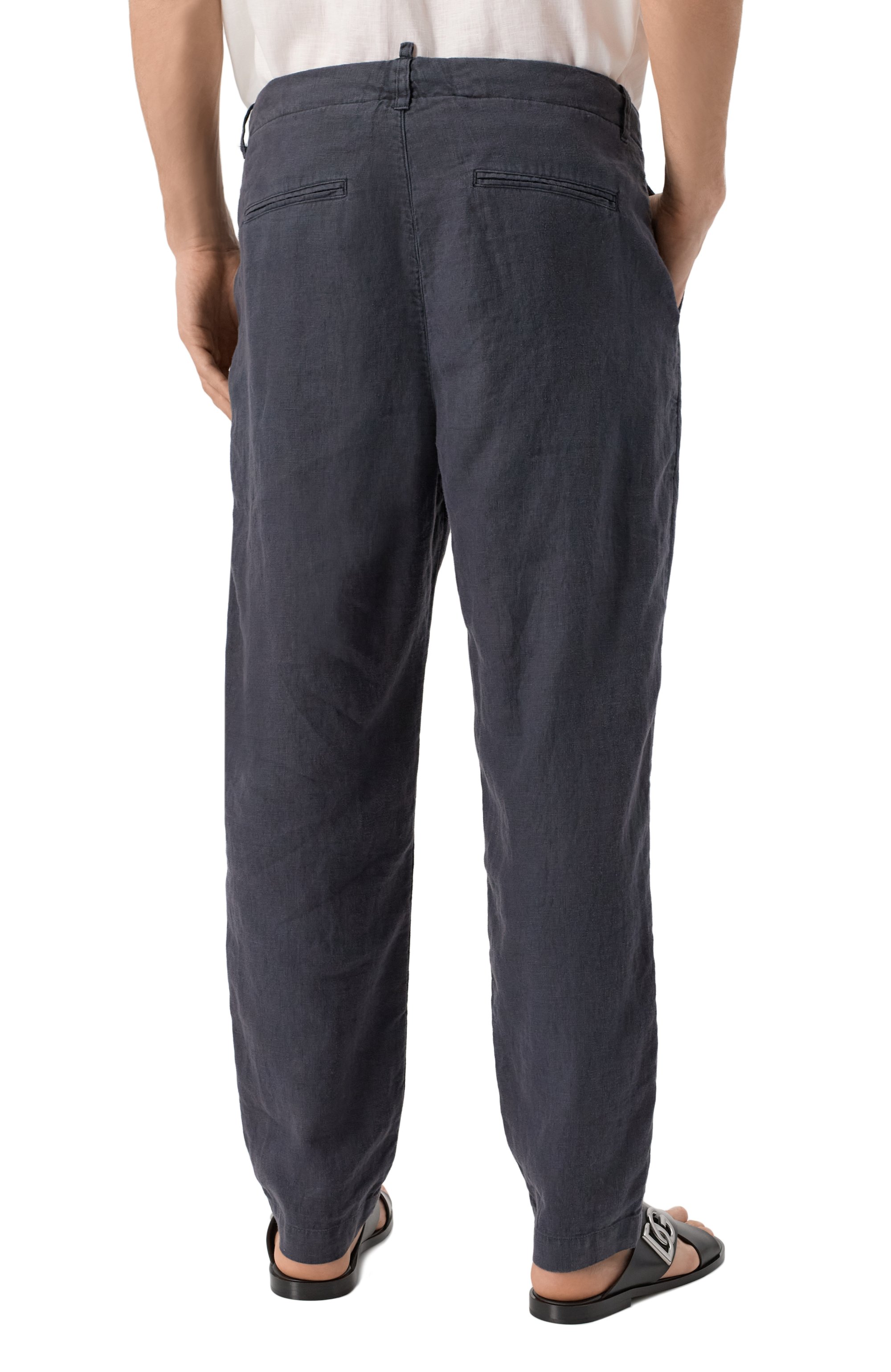 Льняные брюки HANNES ROETHER, арт. PA21PER.602/, фото 4