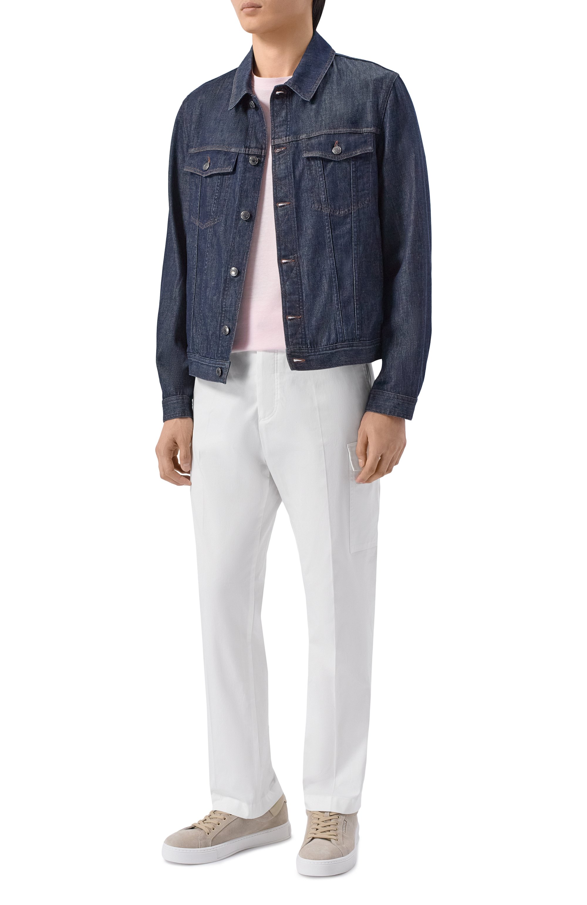 Футболка изо льна и хлопка BOSS, арт. 50559163, фото 2