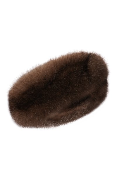 Женская меховая повязка из соболя BLACK SABLE, арт. BS-ACSP-MG