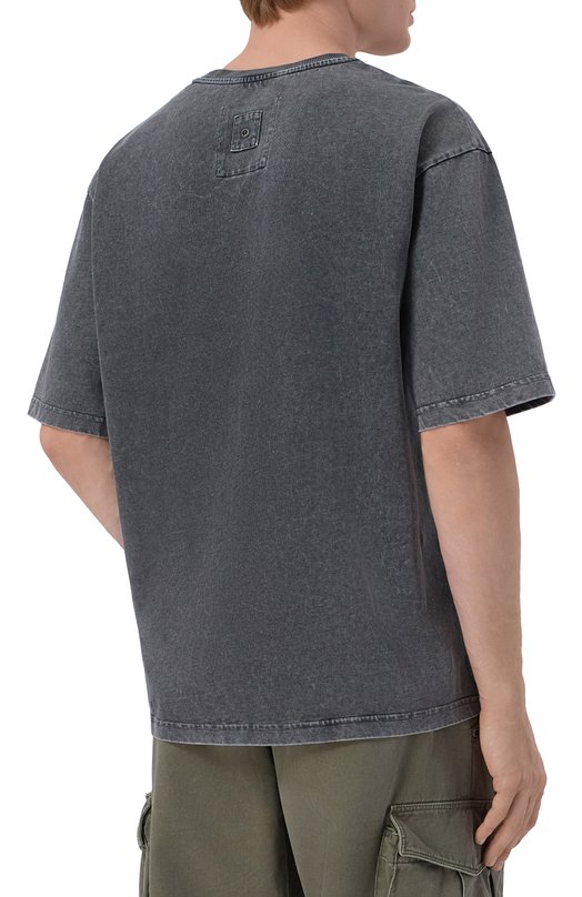 Хлопковая футболка White Sand 26SU40/650-DT Серый  26SU40/650-DT Фото 4