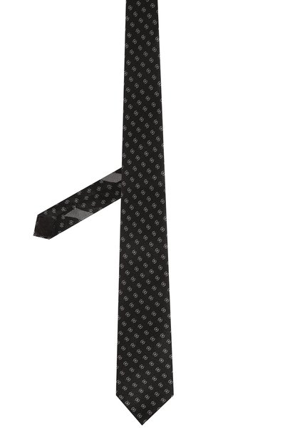 Шелковый галстук GIORGIO ARMANI черного цвета по цене 21500 руб., арт. 360254/3R801, фото 3 Шелковый галстук GIORGIO ARMANI, арт. 360254/3R801, фото 3