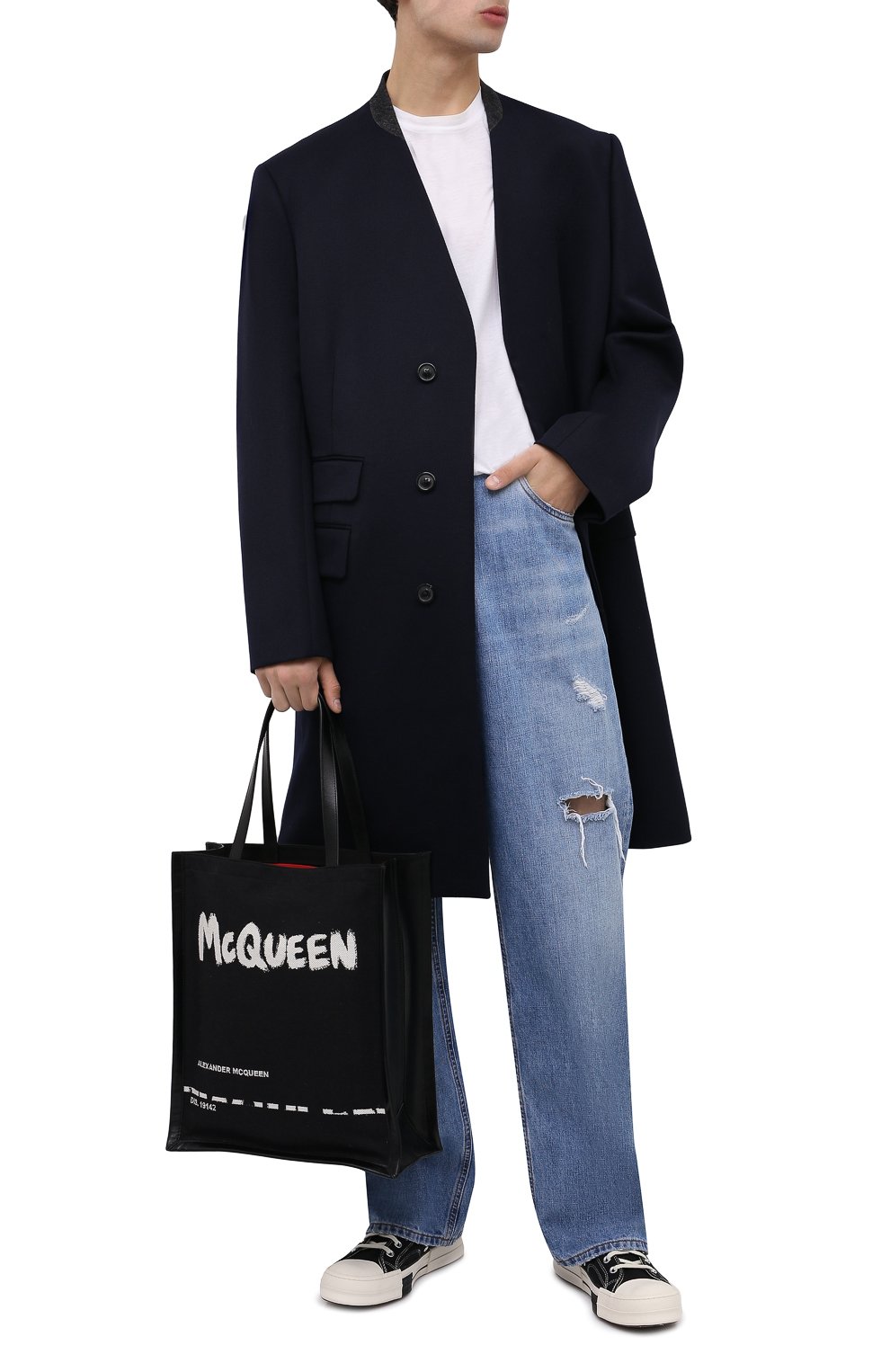 Текстильные кеды converse x rick owens drkshdw drkstar CONVERSE, арт. 172347, фото 2