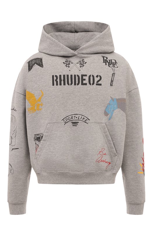 фото Хлопковое худи rhude