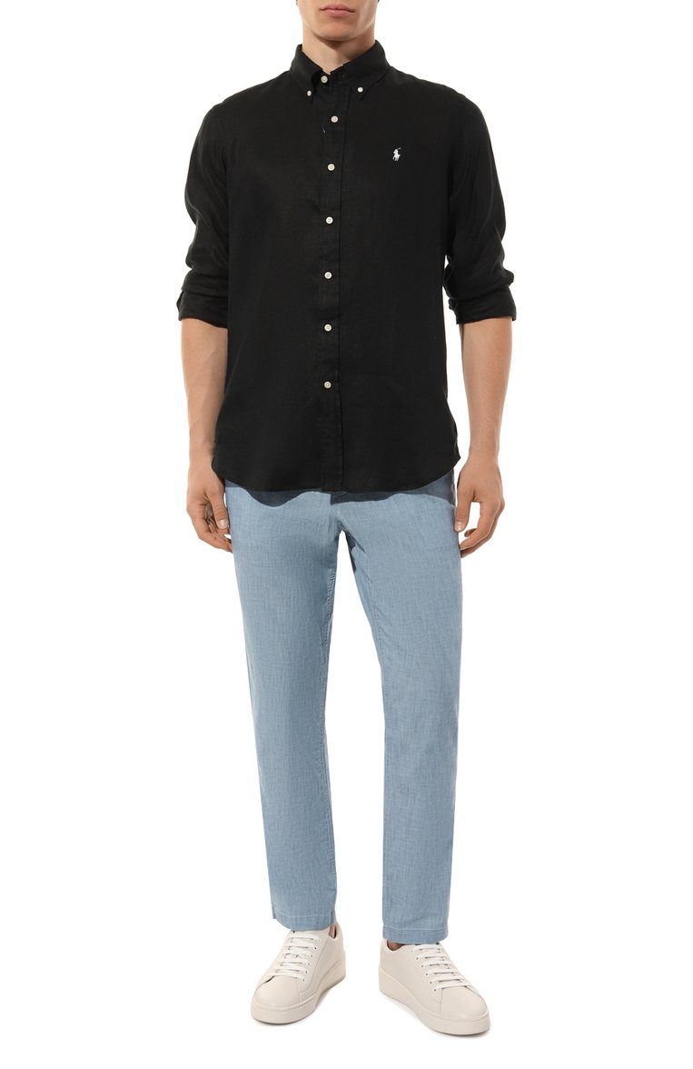 Хлопковые брюки POLO RALPH LAUREN, арт. 710862773, фото 1