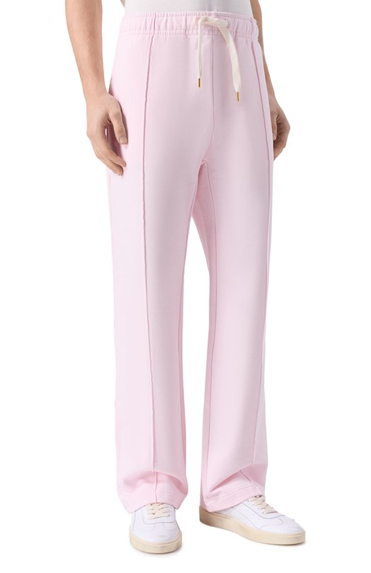 Хлопковые брюки Casablanca M-AW25-JTR-051-03 Розовый  M-AW25-JTR-051-03 Фото 3