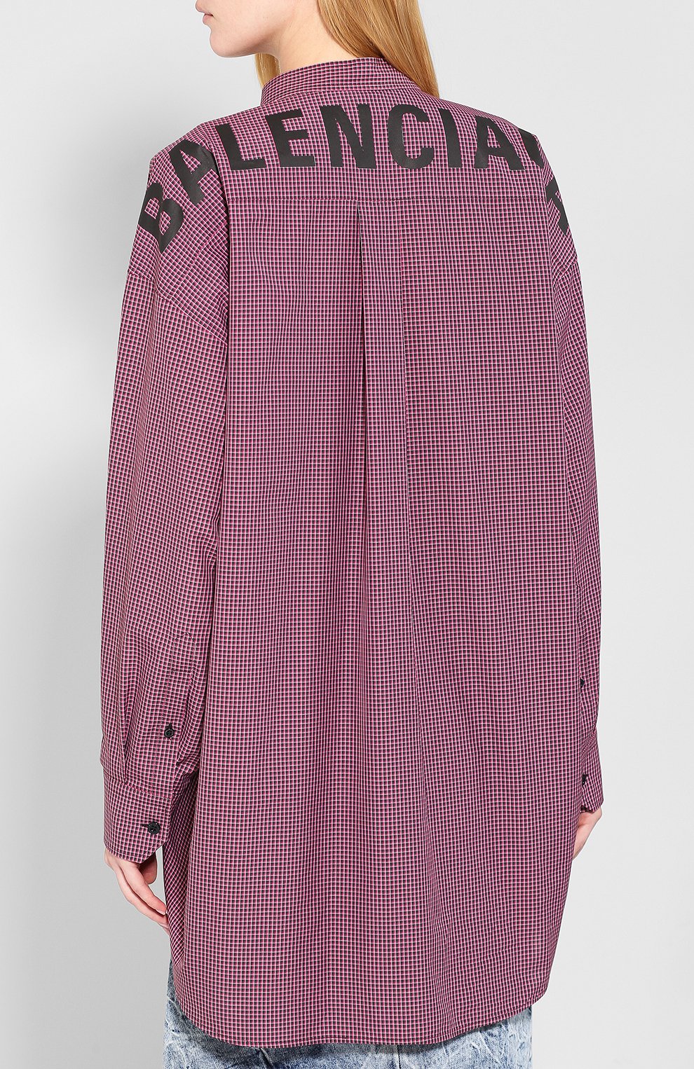 Хлопковая рубашка BALENCIAGA, арт. 520497/TGM30, фото 4
