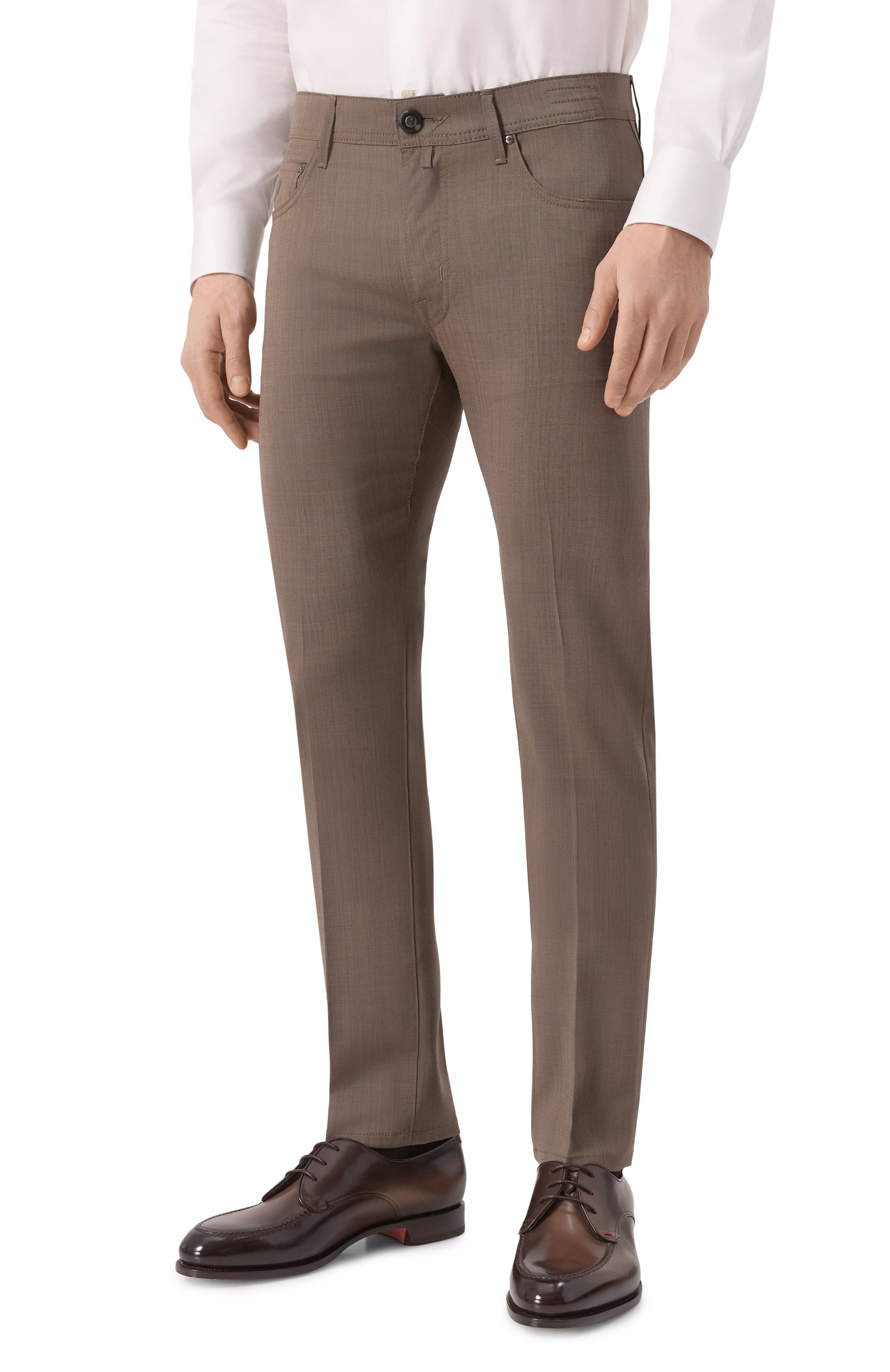 Шерстяные брюки JACOB COHEN, арт. 25E P/JUM_QW004 001 S3794 RW, фото 3