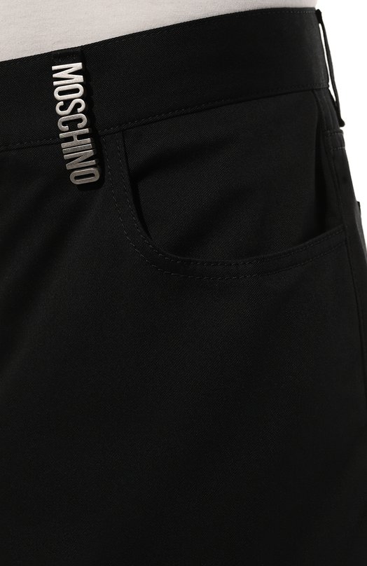 Хлопковые брюки Moschino 5