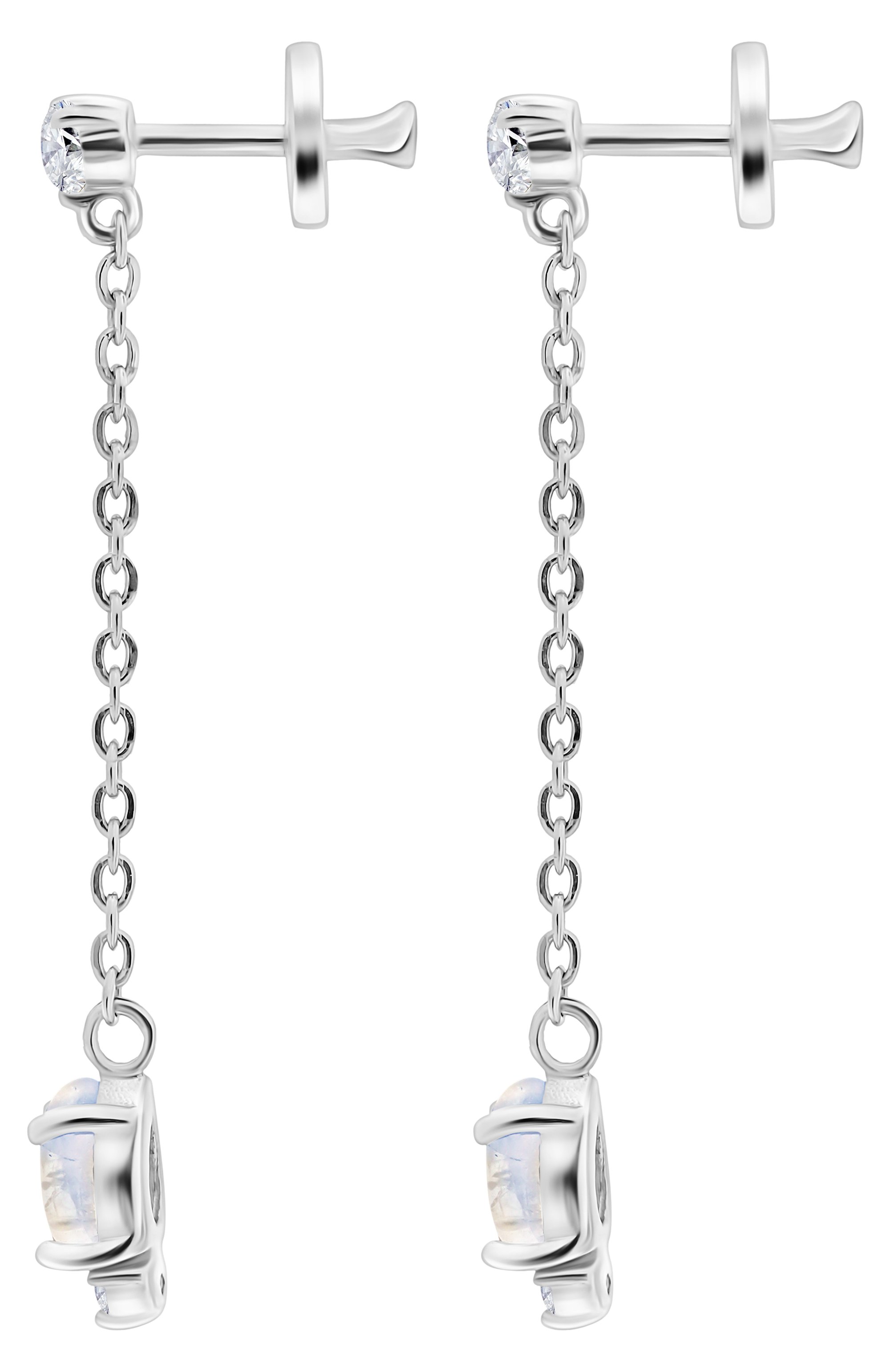 Серьги water с лунными камнями MOONKA, арт. wt-er-mns, фото 4