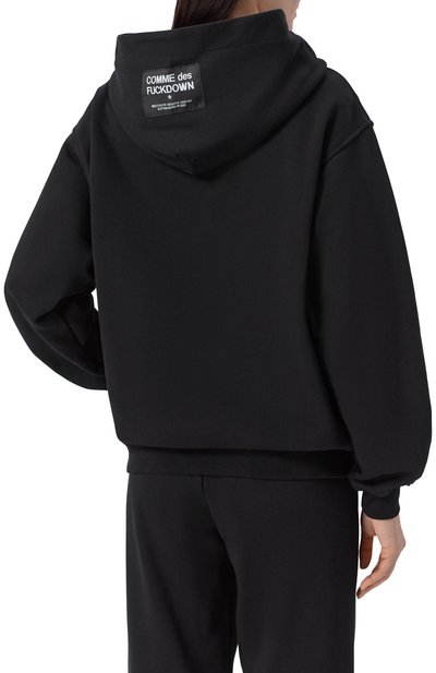 Хлопковое худи COMME DES FUCKDOWN, арт. CFABW01550, фото 4