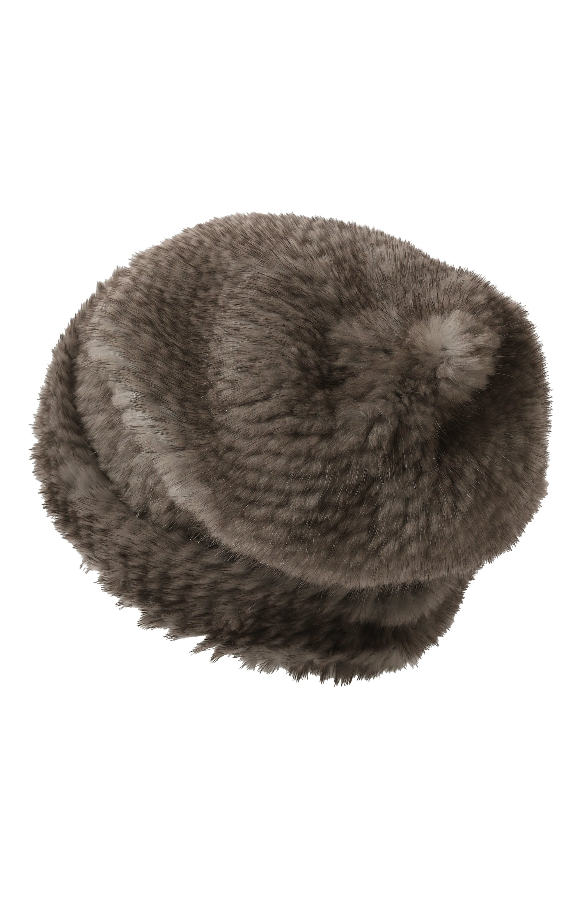 Меховая шапка из норки VICTORIA KUSENKOVA разноцветного цвета по цене 78980 руб., арт. 050650010202, фото 3 Меховая шапка из норки VICTORIA KUSENKOVA, арт. 050650010202, фото 3