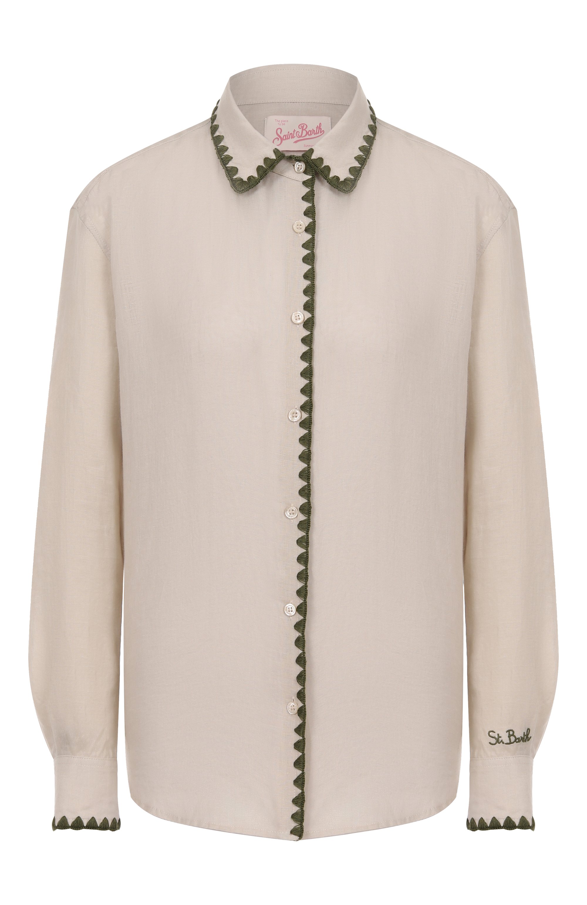 Льняная рубашка MC2 SAINT BARTH, арт. STBW MEREDITH/06874H, фото 1