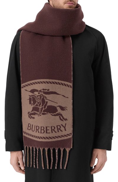 Двусторонний шарф из кашемира BURBERRY, арт. 8109747, фото 2