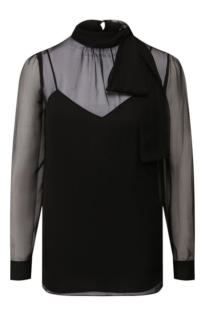 Женская блузка из смеси вискозы и шелка VALENTINO, арт. SB0AE02L2UP