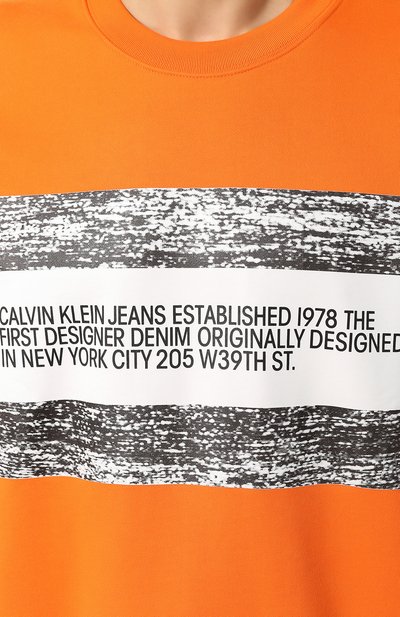 Хлопковый свитшот EST.1978 CALVIN KLEIN JEANS, арт. J90J900182, фото 5