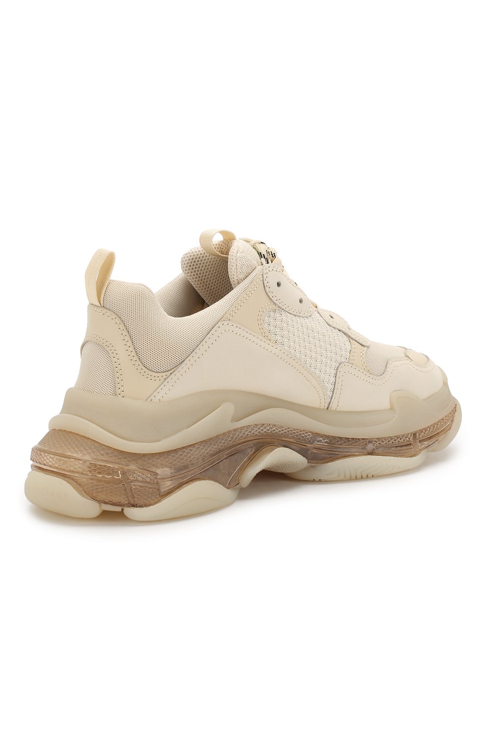 Комбинированные кроссовки triple s clear sole BALENCIAGA, арт. 541624/W0901, фото 4