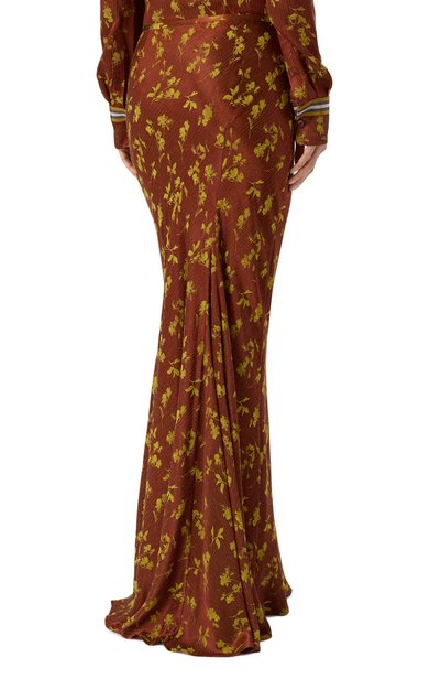 Юбка DRIES VAN NOTEN коричневого цвета по цене 116000 руб., арт. 010812/4261, фото 4 Юбка DRIES VAN NOTEN, арт. 010812/4261, фото 4