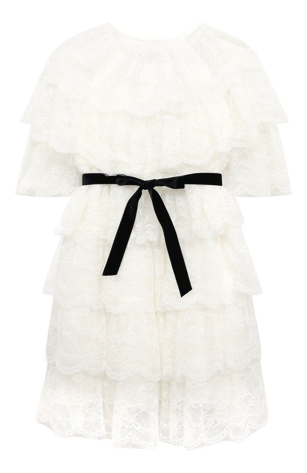 Платье DESIGNERS CAT белого цвета по цене 49950 руб., арт. 100000K01001194/10A-12A, фото 2 Платье DESIGNERS CAT, арт. 100000K01001194/10A-12A, фото 2