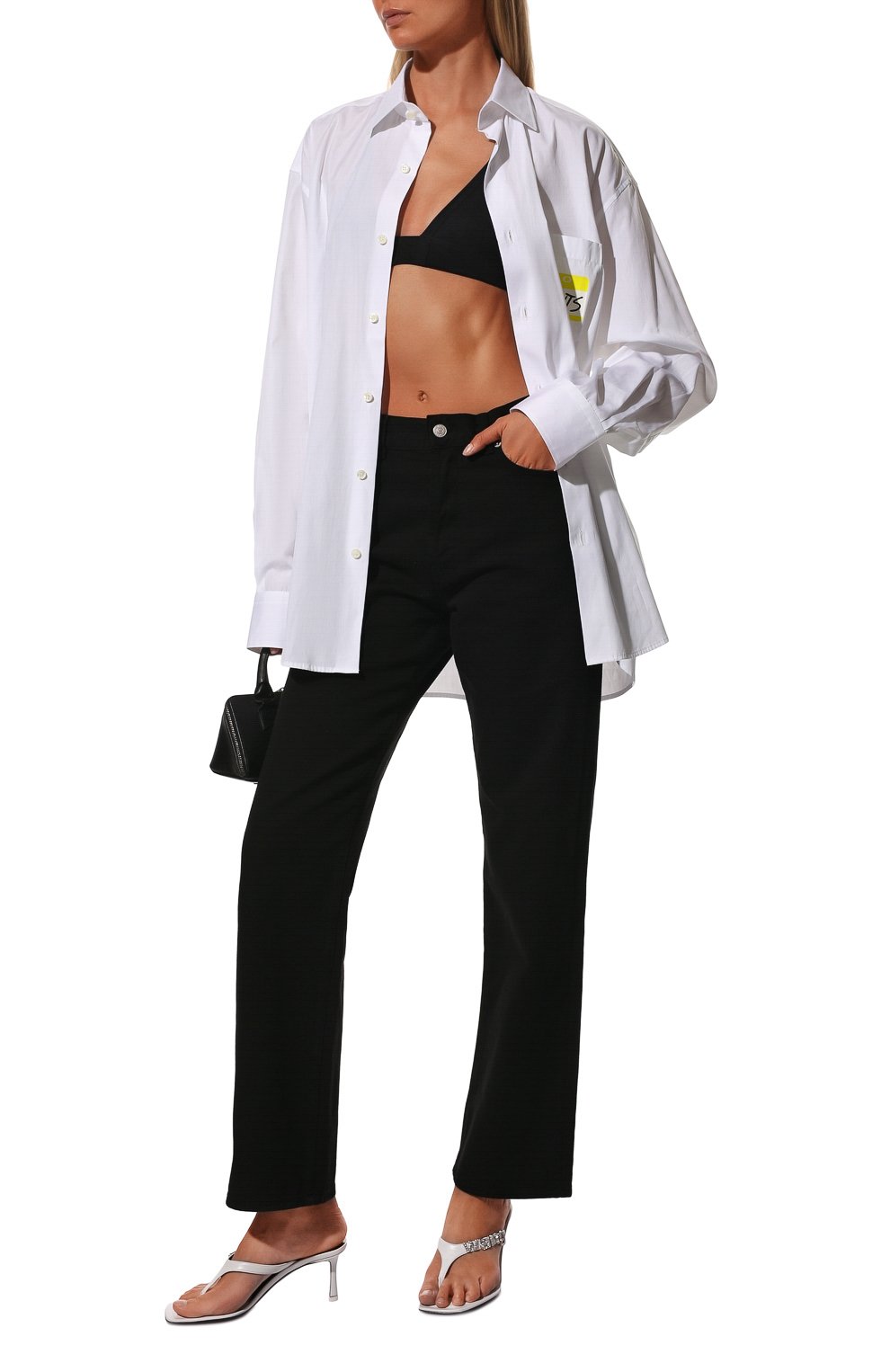Хлопковая рубашка VETEMENTS, арт. UA53SH500W 1001/W, фото 2
