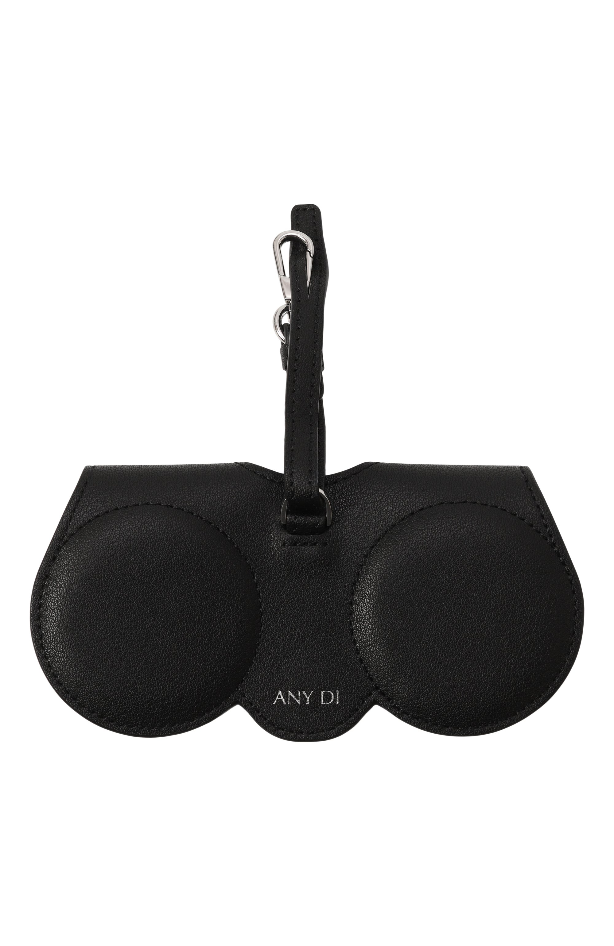 Кожаный футляр для очков ANY DI, арт. SP101602 BLACK SILVER, фото 2