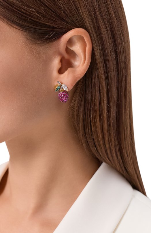 Серьги Raspberry Queensbee 202403 Розовый  202403 Фото 2
