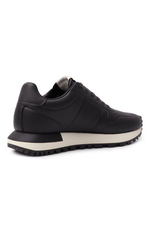 Кожаные кроссовки Emporio Armani EM003740/AF19726 Чёрный  EM003740/AF19726 Фото 5