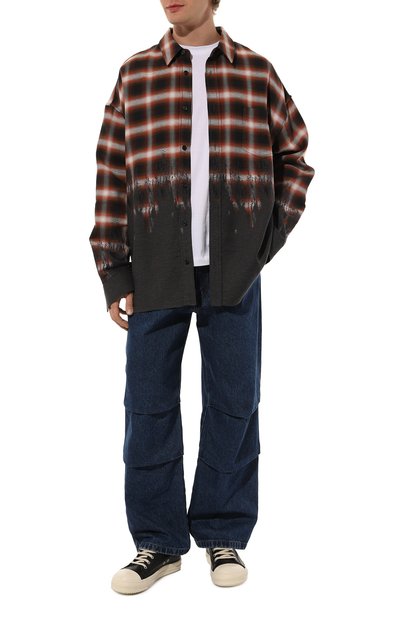 Хлопковая рубашка JUUN.J разноцветного цвета по цене 63400 руб., арт. JC4964P01/D, фото 2 Хлопковая рубашка JUUN.J, арт. JC4964P01/D, фото 2