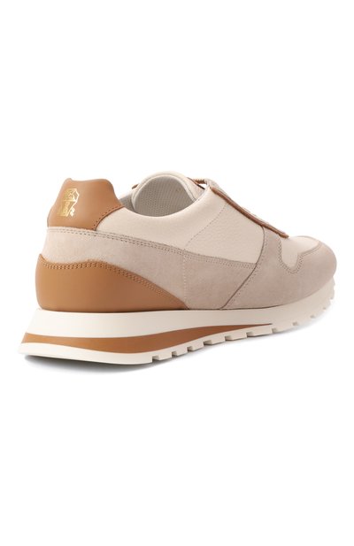 Кожаные кроссовки BRUNELLO CUCINELLI, арт. MZUESLA289, фото 5