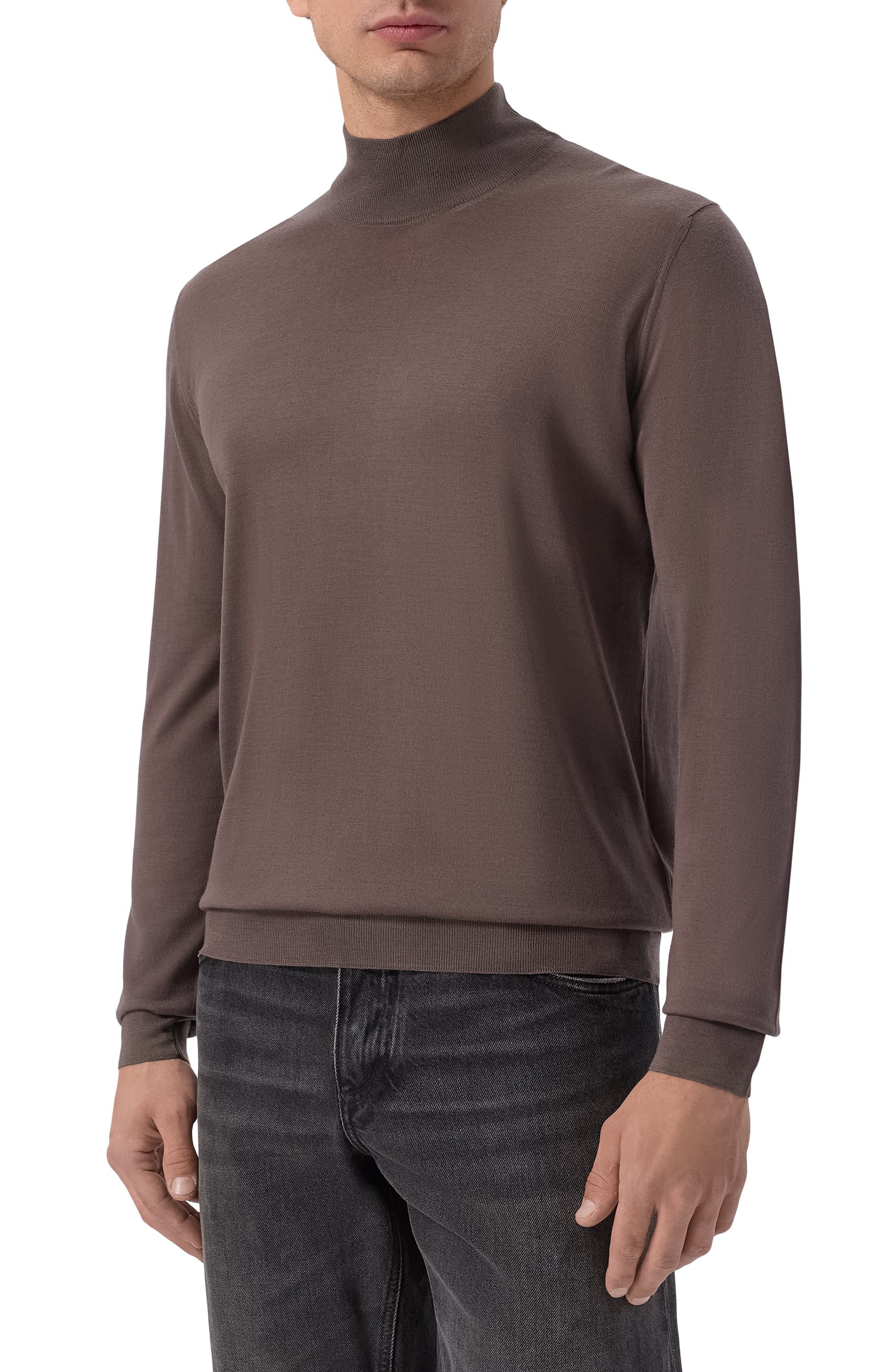 Шерстяная водолазка CORNELIANI темно-бежевого цвета по цене 66850 руб., арт. 28M522/2A25126, фото 3 Шерстяная водолазка CORNELIANI, арт. 28M522/2A25126, фото 3