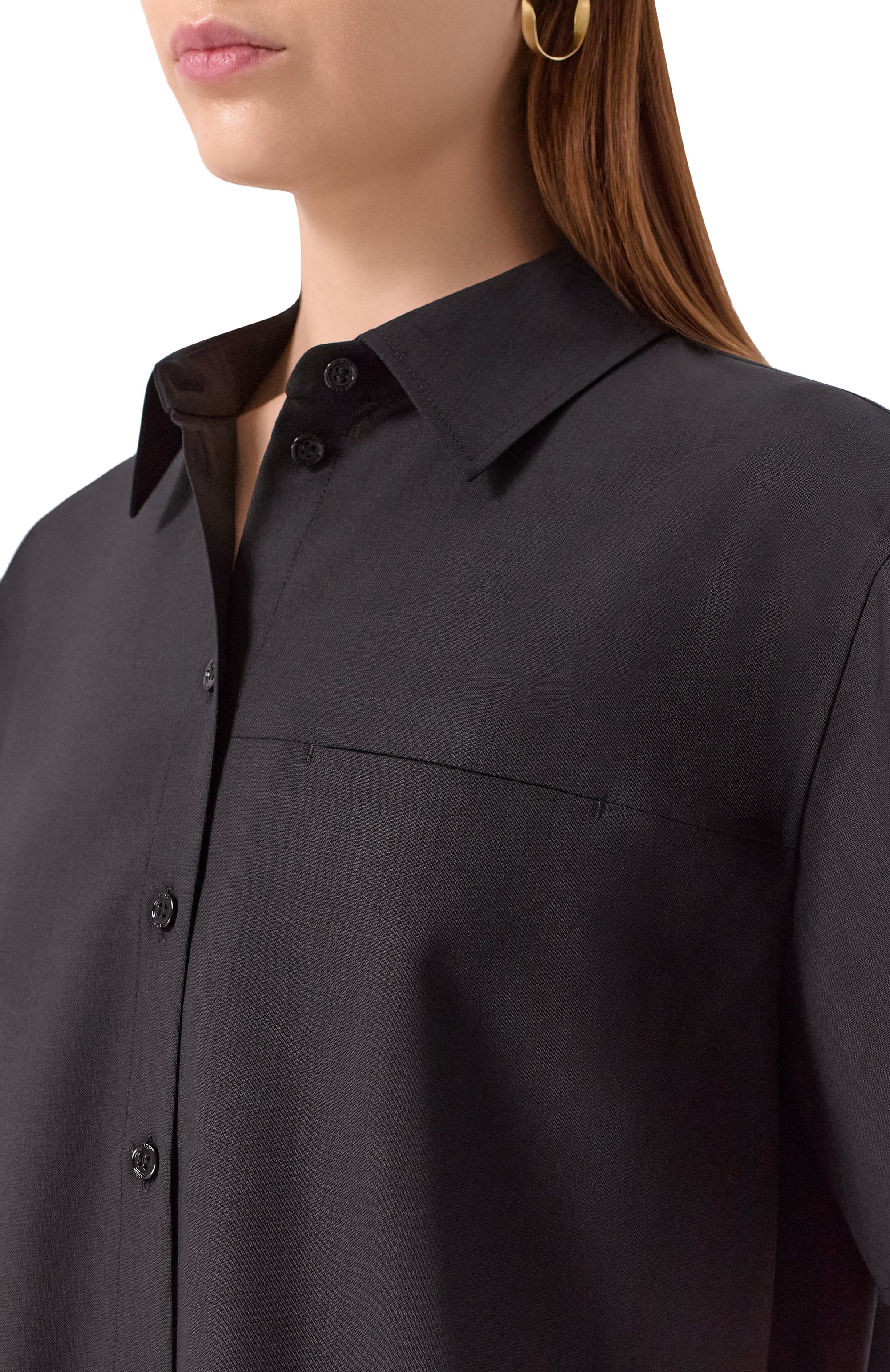 Шерстяная рубашка BOSS, арт. 50546614, фото 5