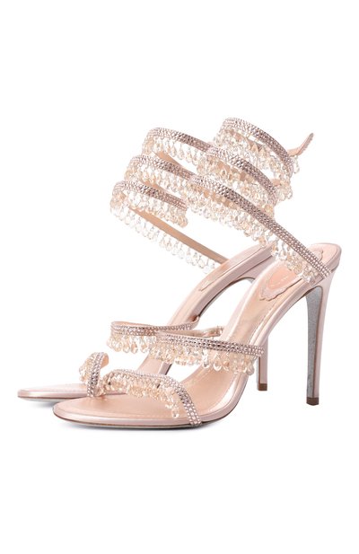 Женские текстил�ьные босоножки chandelier 105 RENE CAOVILLA, арт. C12535-105/R001