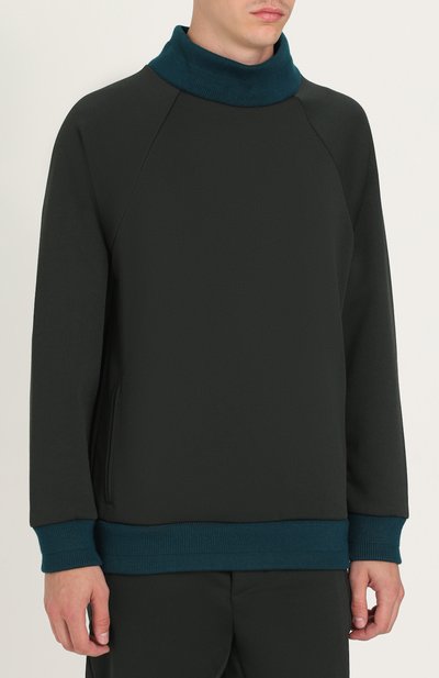 Хлопковый свитшот с воротником-стойкой UMIT BENAN, арт. UB17 820 1723, фото 3
