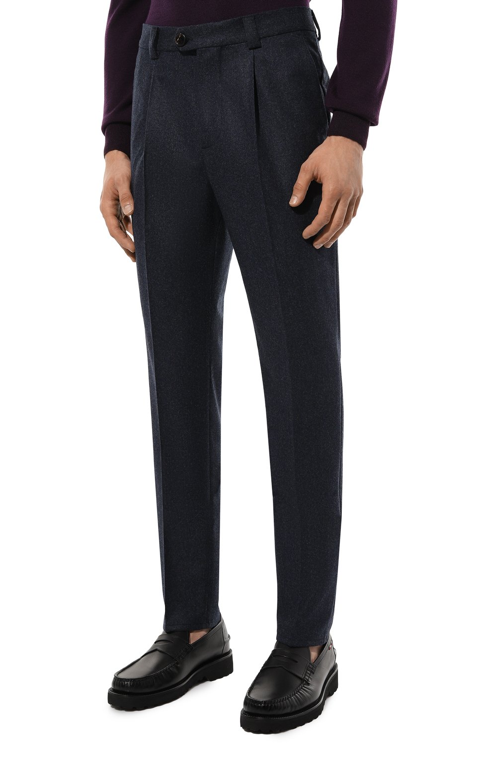 Шерстяные брюки BRUNELLO CUCINELLI, арт. M038PB2164, фото 3