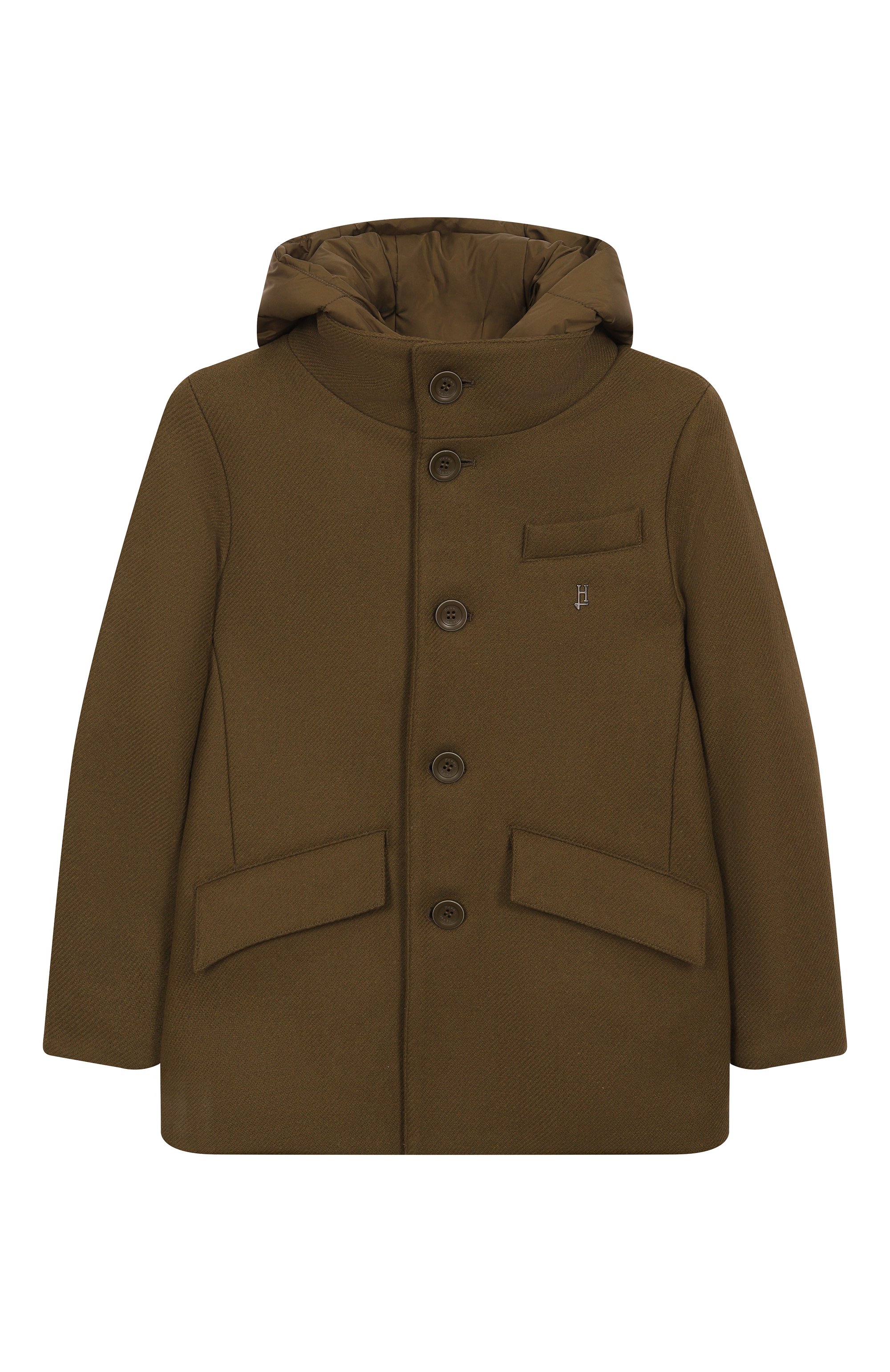 Шерстяное пальто HERNO, арт. GC000028B/33344/10-14, фото 1