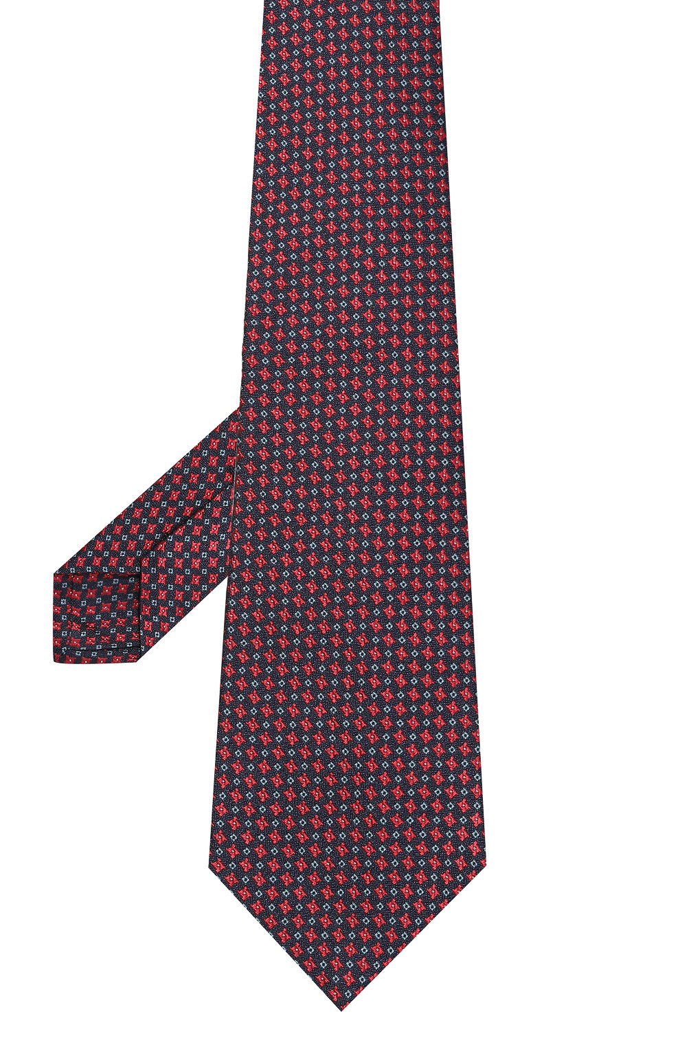 Шелковый галстук KITON красного цвета по цене 31900 руб., арт. UCRVKLC02I54, фото 3 Шелковый галстук KITON, арт. UCRVKLC02I54, фото 3